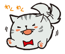 cute chubby cats sticker #9734398