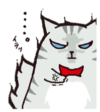 cute chubby cats sticker #9734402