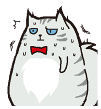 cute chubby cats sticker #9734405