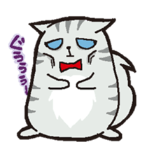 cute chubby cats sticker #9734408
