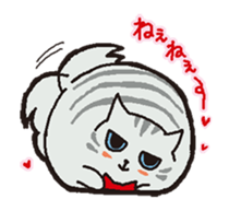 cute chubby cats sticker #9734411