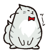 cute chubby cats sticker #9734416