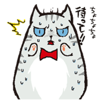 cute chubby cats sticker #9734420