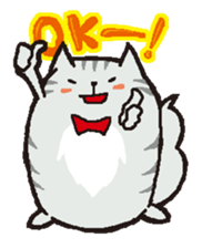 cute chubby cats sticker #9734421