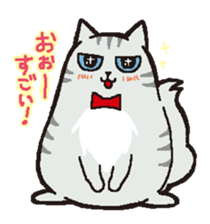 cute chubby cats sticker #9734426