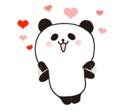 Panda adorable and funny Thaiwanese sticker #9734680
