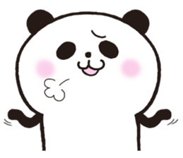 Panda adorable and funny Thaiwanese sticker #9734683