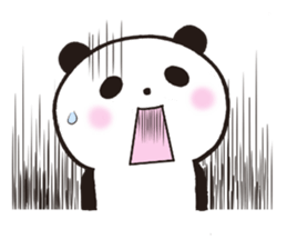 Panda adorable and funny Thaiwanese sticker #9734686