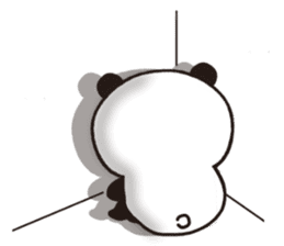 Panda adorable and funny Thaiwanese sticker #9734687