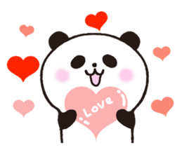 Panda adorable and funny Thaiwanese sticker #9734691