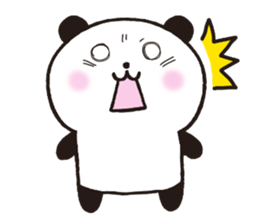 Panda adorable and funny Thaiwanese sticker #9734693