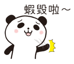 Panda adorable and funny Thaiwanese sticker #9734696