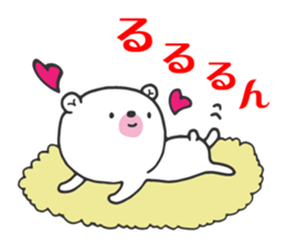 LOVE LOVE LOVE bear sticker #9734805