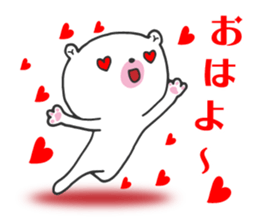 LOVE LOVE LOVE bear sticker #9734820