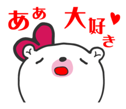 LOVE LOVE LOVE bear sticker #9734830