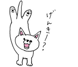 White Chihuahua everyday winter sticker #9735202