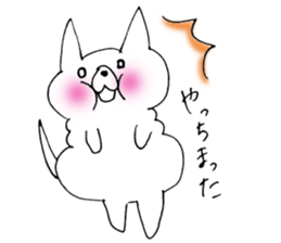White Chihuahua everyday winter sticker #9735211