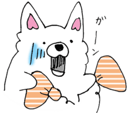 White Chihuahua everyday winter sticker #9735217