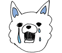 White Chihuahua everyday winter sticker #9735219