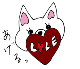 White Chihuahua everyday winter sticker #9735227