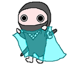 Penguin and Cat and the laser beam sticker #9735399