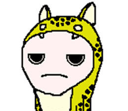 Penguin and Cat and the laser beam sticker #9735400