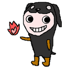 Penguin and Cat and the laser beam sticker #9735407