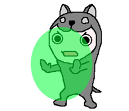 Penguin and Cat and the laser beam sticker #9735409