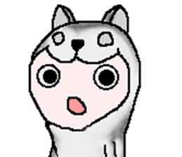 Penguin and Cat and the laser beam sticker #9735416