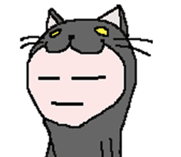 Penguin and Cat and the laser beam sticker #9735420