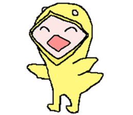 Penguin and Cat and the laser beam sticker #9735424