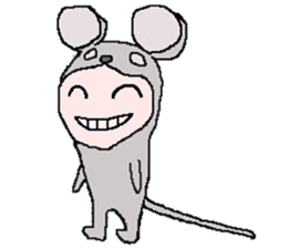 Penguin and Cat and the laser beam sticker #9735426