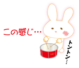 The rabbit likes gloves sticker #9735650