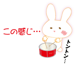 The rabbit likes gloves sticker #9735650
