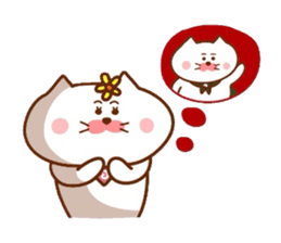 Hanachan karano tegami 3 sticker #9735825