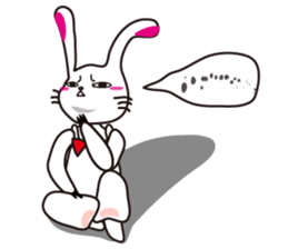 rabbit  and specter sticker #9735839