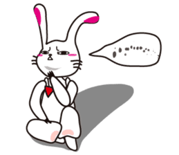 rabbit  and specter sticker #9735839