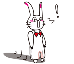 rabbit  and specter sticker #9735843
