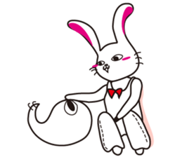 rabbit  and specter sticker #9735846