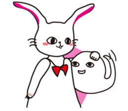 rabbit  and specter sticker #9735848