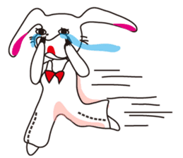 rabbit  and specter sticker #9735849
