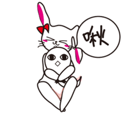 rabbit  and specter sticker #9735851