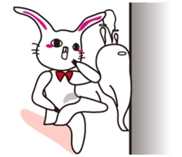 rabbit  and specter sticker #9735853