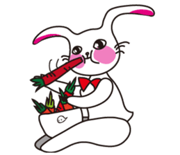 rabbit  and specter sticker #9735867