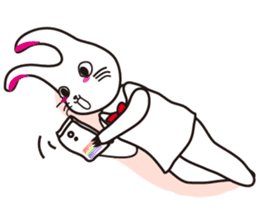 rabbit  and specter sticker #9735869
