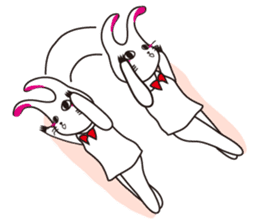 rabbit  and specter sticker #9735870