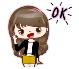 Lovely JoNi Jo Daily Chats in Chinese sticker #9736363