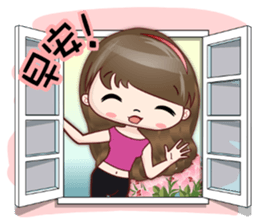 Lovely JoNi Jo Daily Chats in Chinese sticker #9736366
