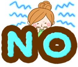 A pretty decaletter sticker! sticker #9736459