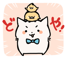 Cat&Chick sticker #9736707